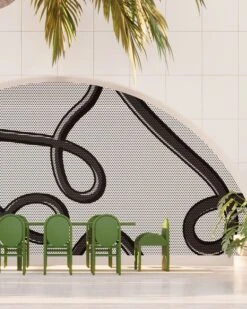 McFly© Mural Wallpaper In Black -Drop It Modern Sales mcfly black rendering 2