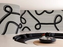 McFly© Mural Wallpaper In Cookies + Cream -Drop It Modern Sales mcfly cookies creme rendering