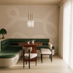 McFly© Mural Wallpaper In Cremé -Drop It Modern Sales mcfly creme render 02