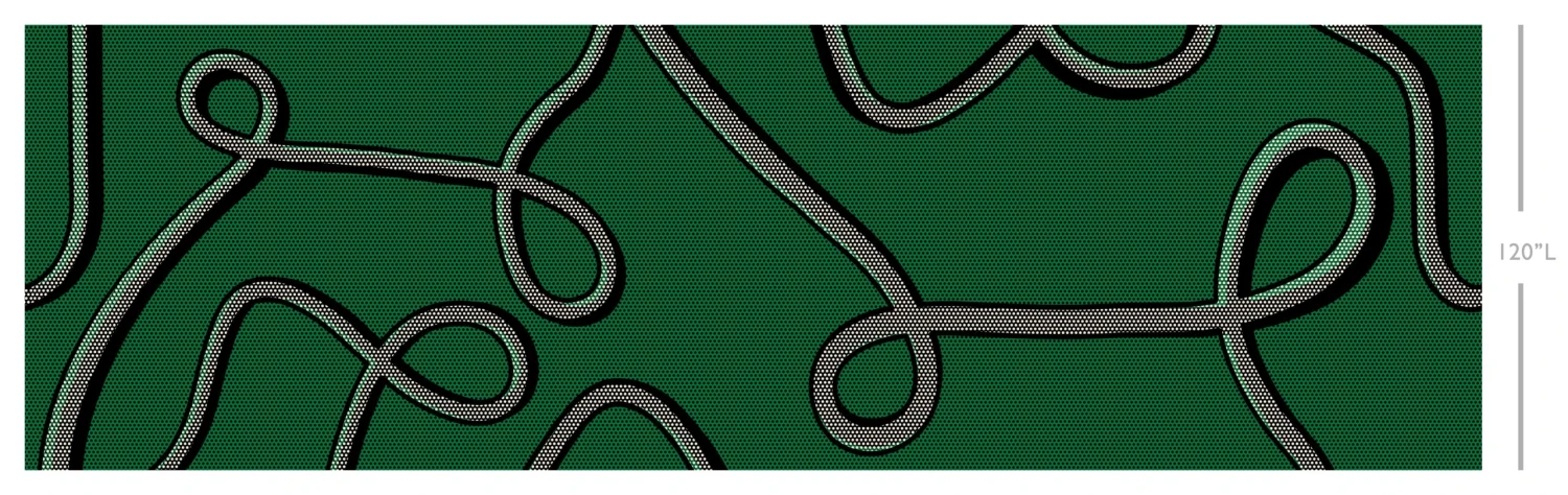 McFly© Mural Wallpaper In Crocodile 2 McFly© Mural Wallpaper In Crocodile - Image 2