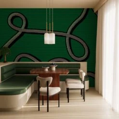 McFly© Mural Wallpaper In Crocodile 13 McFly© Mural Wallpaper In Crocodile -Drop It Modern Sales mcfly crocodile render 03