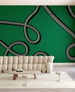 McFly© Mural Wallpaper In Crocodile 14 McFly© Mural Wallpaper In Crocodile -Drop It Modern Sales mcfly crocodile render 05