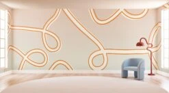 McFly© Mural Wallpaper In Crush -Drop It Modern Sales mcfly crush rendering