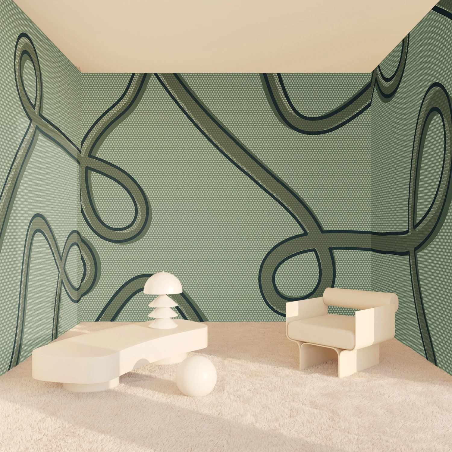 McFly© Mural Wallpaper In Garden 5 McFly© Mural Wallpaper In Garden - Image 5