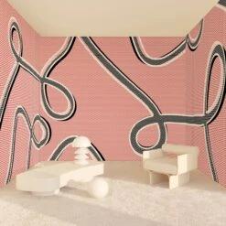 McFly© Mural Wallpaper In Kiss -Drop It Modern Sales mcfly kiss render 02