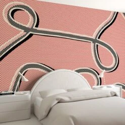 McFly© Mural Wallpaper In Kiss -Drop It Modern Sales mcfly kiss render 06