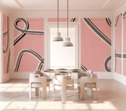 McFly© Mural Wallpaper In Kiss -Drop It Modern Sales mcfly kiss rendering