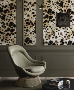 Sweet Spot© Wallpaper In Moss -Drop It Modern Sales midnight oil moss web crop