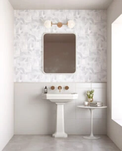 Block Party© Wallpaper In Grey -Drop It Modern Sales modern art greyedit