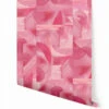 Block Party© Wallpaper In Fuchsia