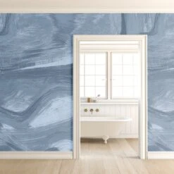 Modern Art© Mural Wallpaper In Sky -Drop It Modern Sales modernartskytub