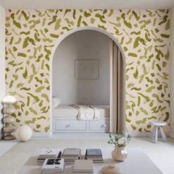 Mombasa© Wallpaper In Grass 8 Mombasa© Wallpaper In Grass -Drop It Modern Sales mombasa grass rendering