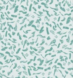 Mombasa© Wallpaper In Teal -Drop It Modern Sales mombasa teal diy28