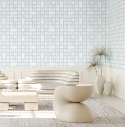 Nova© Wallpaper In Pale Blue -Drop It Modern Sales nova pale blue rendering 17238174 bbdf 4637 97a3 7f3fa5f72df3