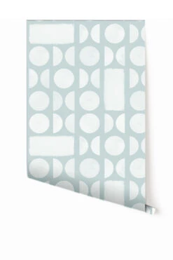 Nova© Wallpaper In Pale Blue