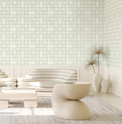 Nova© Wallpaper In Sage -Drop It Modern Sales nova sage rendering fd66431c dae2 4e31 b74e ae312f75a2e5