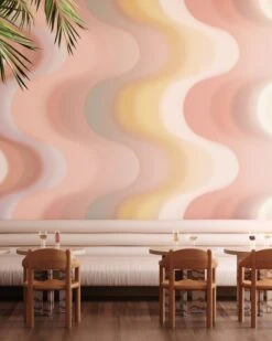 Oceanic© Mural Wallpaper In Bomboleo -Drop It Modern Sales oceanic bomboleo rendering 1a