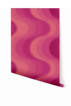 Oceanic© Mural Wallpaper In Fuchsia