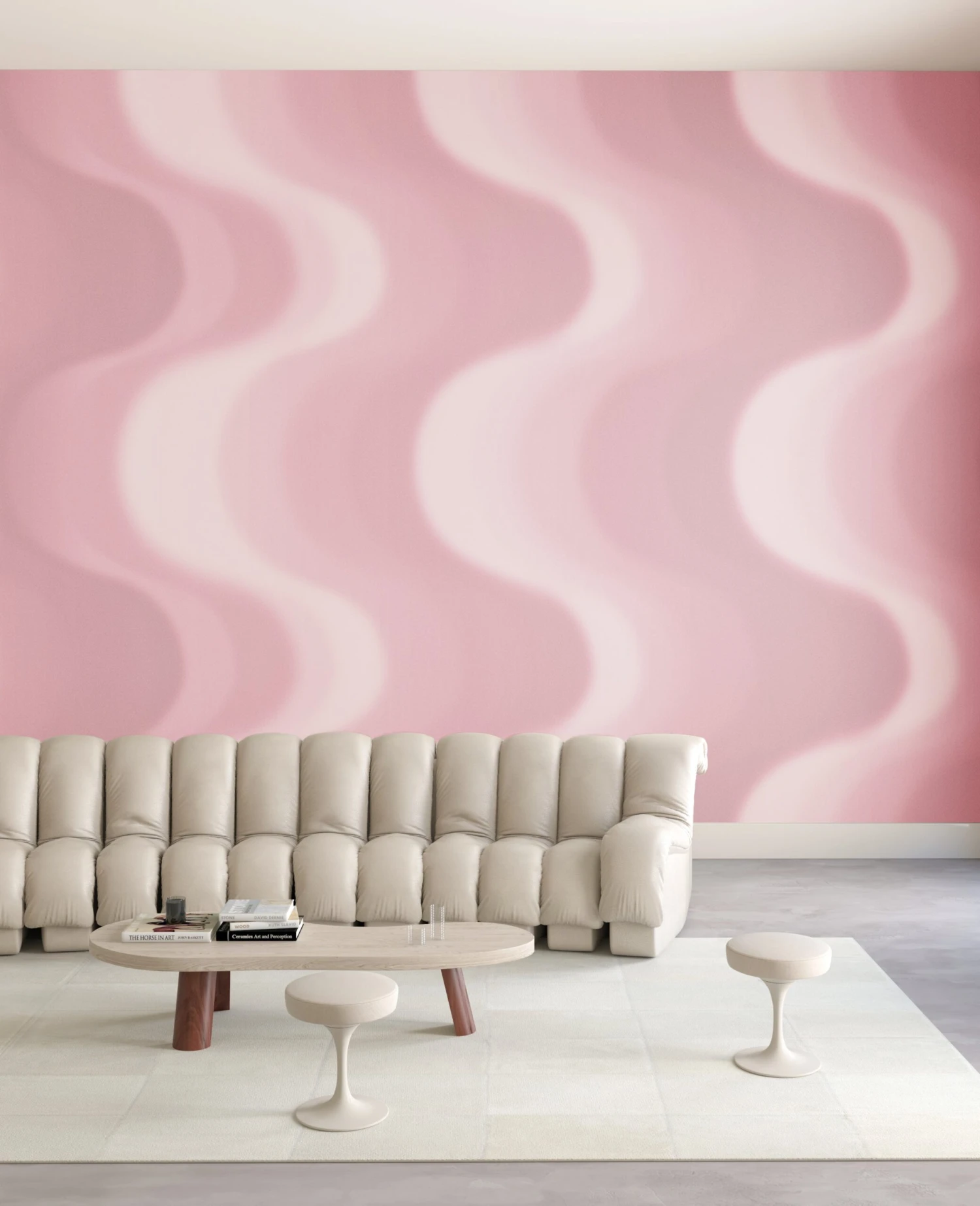 Oceanic© Mural Wallpaper In Mauve 4 Oceanic© Mural Wallpaper In Mauve - Image 4