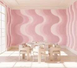 Oceanic© Mural Wallpaper In Mauve 12 Oceanic© Mural Wallpaper In Mauve -Drop It Modern Sales oceanic mauve render 02