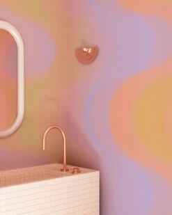 Oceanic© Mural Wallpaper In Sunburst -Drop It Modern Sales oceanic sunburst rendering 2