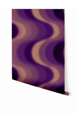 Oceanic© Mural Wallpaper In Viola