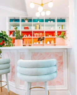 Onyx Rock© Wallpaper In Rose -Drop It Modern Sales onyx1