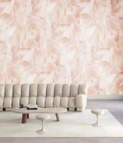 Onyx Rock© Wallpaper In Rose -Drop It Modern Sales onyxrockroserender04