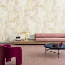 Onyx Rock© Wallpaper In Tan -Drop It Modern Sales onyxrocktanrender03