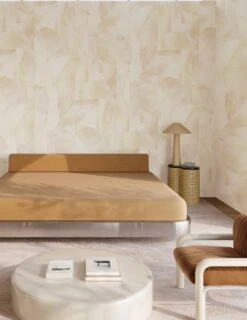 Onyx Rock© Wallpaper In Tan -Drop It Modern Sales onyxrocktanrender04 1