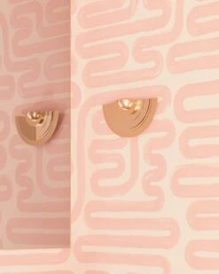 Pac-Man© Wallpaper In Petal -Drop It Modern Sales pac man petal crop c