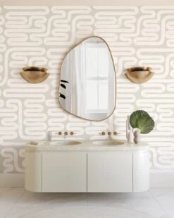 Pac-Man© Wallpaper In Soapstone -Drop It Modern Sales pac man soapstone orginal2