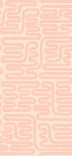 Pac-Man© Wallpaper In Petal -Drop It Modern Sales pacman petal DIY28