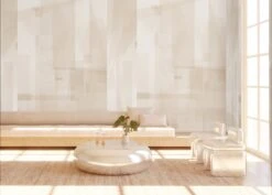 Papier Máché © Mural Wallpaper In Linen -Drop It Modern Sales papier mache linen rendering 28