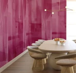 Papier Máché © Mural Wallpaper In Berry 17 Papier Máché © Mural Wallpaper In Berry -Drop It Modern Sales papier mache berry rendering 67