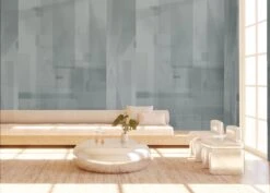 Papier Máché © Mural Wallpaper In Cobble -Drop It Modern Sales papier mache grey render 28