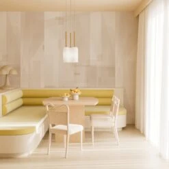 Papier Máché © Mural Wallpaper In Linen -Drop It Modern Sales papier mache linen render 1