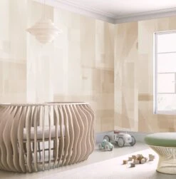 Papier Máché © Mural Wallpaper In Linen -Drop It Modern Sales papier mache linen rendering 47