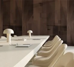 Papier Máché © Mural Wallpaper In Mocha -Drop It Modern Sales papier mache mocha rendering23