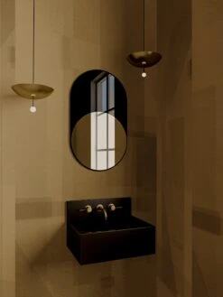 Papier Máché © Mural Wallpaper In Olive -Drop It Modern Sales papier mache olive render 12