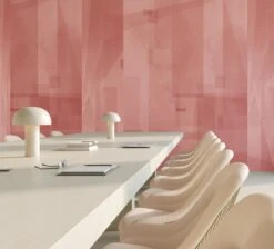 Papier Máché © Mural Wallpaper In Rose -Drop It Modern Sales papier mache rose rendering 72