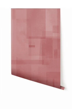 Papier Máché © Mural Wallpaper In Rose