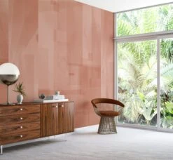 Papier Máché © Mural Wallpaper In Terracotta -Drop It Modern Sales papier mache terracotta rendering 37