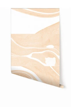 Magma© Wallpaper In Peach