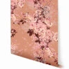Prairie Fleur© Wallpaper In Peach