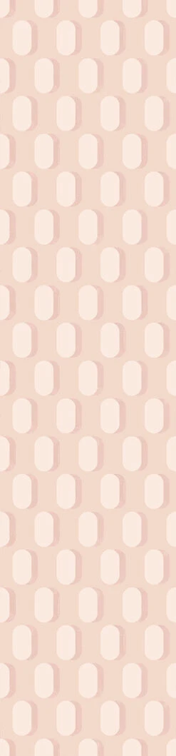 Pillbox© Wallpaper In Blush -Drop It Modern Sales pillbox blush diy28