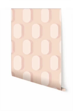 Pillbox© Wallpaper In Blush