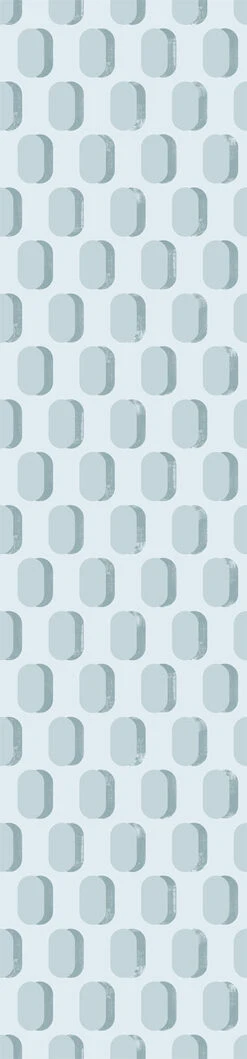 Pillbox© Wallpaper In Chalk Blue -Drop It Modern Sales pillbox chalk blue diy28