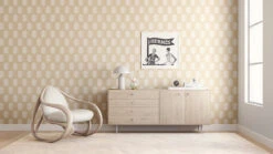 Pillbox© Wallpaper In Cremé -Drop It Modern Sales pillbox cremeweb