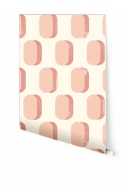 Pillbox© Wallpaper In Flamingo